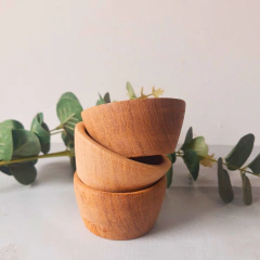 Cuencos de madera curvo - Pakape