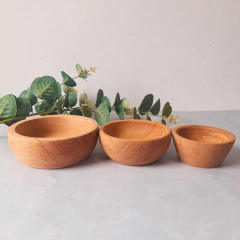 Cuencos de madera curvo - comprar online