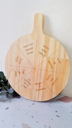 Tabla Pizzera Personalizada - comprar online