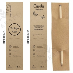 Lapiz de madera Grabado + blister en internet