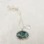 DIJE DE PLATA Y PIEDRA: TURQUESA