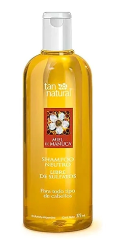 Shampoo Neutro Miel De Manuka Sin Sulfatos x375ml - Tan Natural en internet