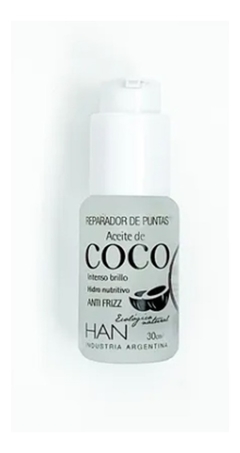 Reparador Puntas y Anti Frizz Aceite Coco 30 Cm3 - Han - comprar online