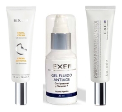 Combo Cuidado Facial Hidratante Anti Age Gel - Exel