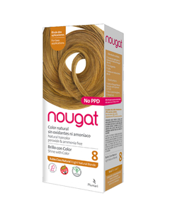 Coloración Nougat 8 Rubio Claro Sin Oxidantes Ni Amoniaco Plumari - comprar online