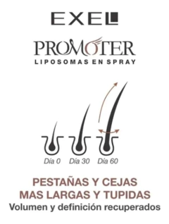 Promoter Crecimiento Pestañas Y Cejas En Spray - Exel - comprar online