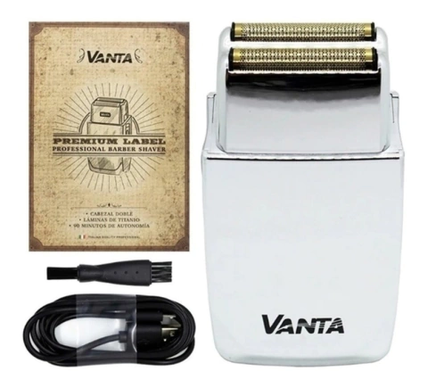 Afeitadora Shaver Vanta Cromo Premium Label Professional