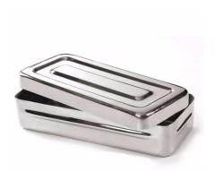 Caja Acero Inoxidable Egeo Instrumental 17 X 7 X 3cm