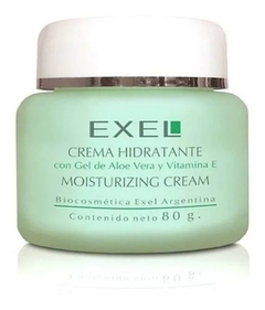 Crema Hidratante Con Gel De Aloe Vera Y Vitamina E 80ml - Exel
