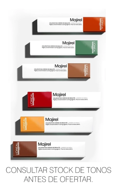 Kit 6 Tinturas Majirel 50ml Loreal Professionnel