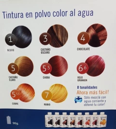 Imagen de Tintura En Polvo Color Al Agua 90gr Egyptian Henna