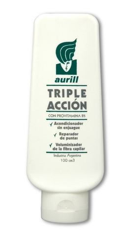 Acondicionador Triple Acción x 100cm3 Sin Enjuague - Aurill
