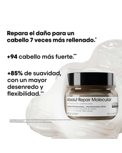 Mascara Absolut Repair Molecular 250ml Loreal - comprar online
