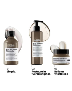 Mascara Absolut Repair Molecular 250ml Loreal en internet
