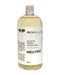 Aceite Para Masajes Corporales Neutro 250ml - BIOBELLUS - Pelomania