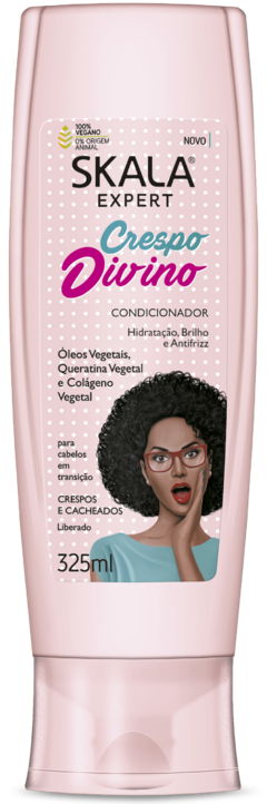 Kit Shampoo Y Acondicionador Crespo Divino 325ml - Skala - Pelomania