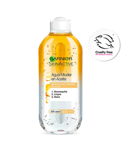 Agua Micelar Bifásica En Aceite de Argán 400ml Garnier - comprar online