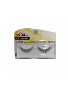 Pestañas strip lashes 21 Black - Andrea