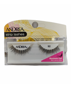 PESTAÑAS STRIP LASHES 92 BLACK - ANDREA