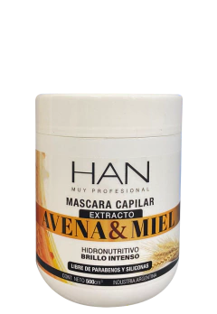 Máscara Capilar Avena Y Miel 500gr Reparación Capilar Han