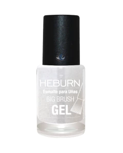 Esmalte Gel 20 Blanco Perlado Pincel Grande 11ml - Heburn - comprar online