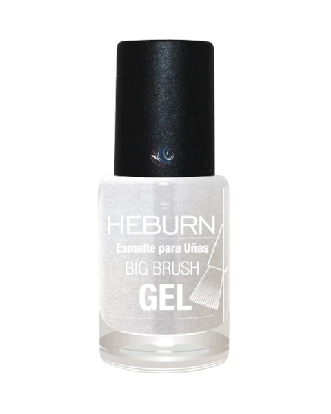 Esmalte Gel 20 Blanco Perlado Pincel Grande 11ml - Heburn - comprar online