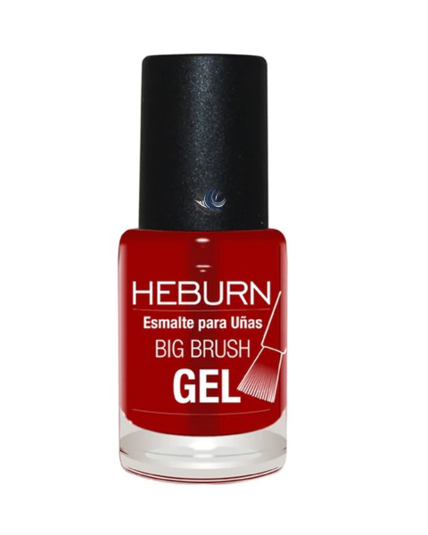 Esmalte Gel 06 Rojo Intenso Pincel Grande 11ml - Heburn - comprar online