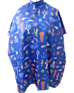 Capa Peinador Para Niñas y Niños Estampada