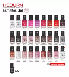 Esmalte Gel 10 Uva Pincel Grande 11ml - Heburn - Pelomania