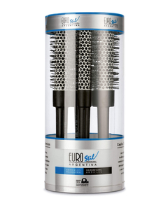 Kit 4 Cepillos Termicos Brushing Profesional - Eurostil