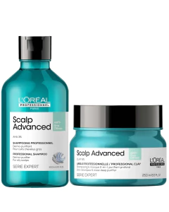 Kit Shampoo Anti-Grasa + Arcilla Purificadora Scalp Advanced - Loreal - comprar online