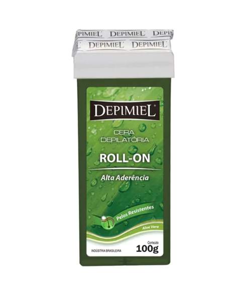 Cera Roll-On Alta Adherencia Aloe Vera 100gr - Depimiel