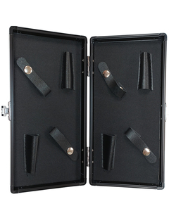 Estuche Porta Tijeras Rígido Color Negro - Lucydan