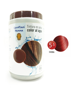 Tintura En Polvo Egyptian Henna Al Agua Caoba 500gr - comprar online