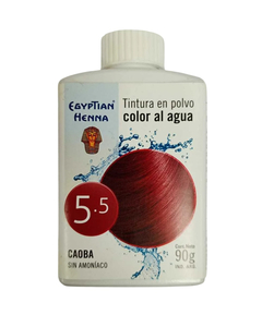 Tintura En Polvo Egyptian Henna Al Agua Caoba 90gr