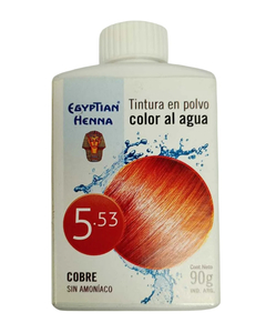 Tintura En Polvo Egyptian Henna Al Agua Cobre 90gr
