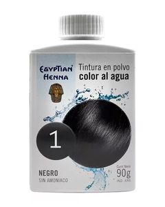 Tintura En Polvo Egyptian Henna Al Agua Negro 90gr