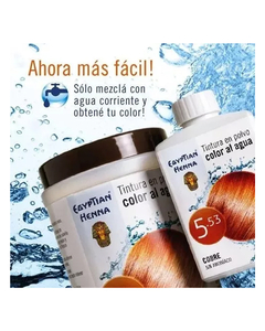 Tintura En Polvo Egyptian Henna Al Agua Tono Chocolate 500gr en internet