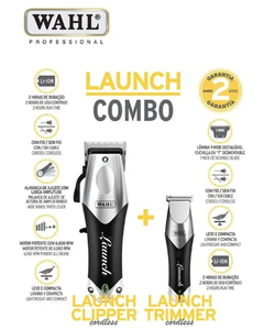 Launch Combo Clipper + Trimmer Inalámbrica Wahl - comprar online