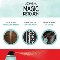 Tintura En Spray Magic Retouch Negro 75ml L'Oréal - tienda online