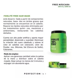 Mascarilla 100% Free 1000ml - FIDELITE - comprar online