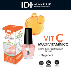 Base Regeneradora de Uñas Vit C Multivitamínico - IDI Make Up - comprar online