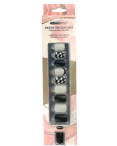 Uñas Autoadhesivas Press on Colors 30 pcs - Cherimoya