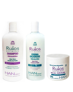 Combo Rulos Definidos Shampoo Enjuague Máscara - HAN - comprar online
