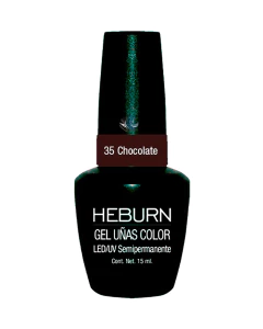 Esmalte Gel LED/UV 35 Chocolate Semipermanente - Heburn - comprar online