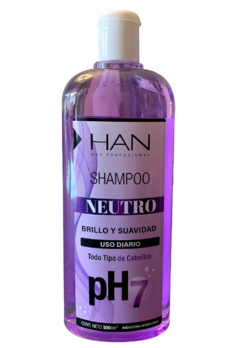 Shampoo neutro uso diario 500ml - HAN