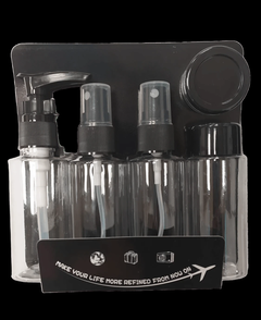 KIT NECESER FRASCOS ENVASES VIAJE PARA RELLENAR - 5 UNIDADES en internet