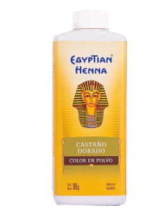 Henna Natural En Polvo Castaño Dorado 90gr Egyptian Henna