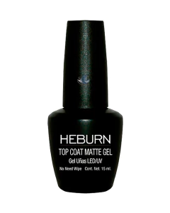 TOP COAT MATTE GEL UV/LED PARA CABINA - HEBURN - comprar online