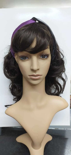 Imagen de VINCHA DIADEMA SATÉN BICOLOR Y LISAS